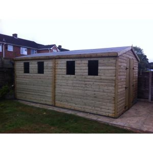 16 x 10 Heavy Duty Shed Apex Roof-0