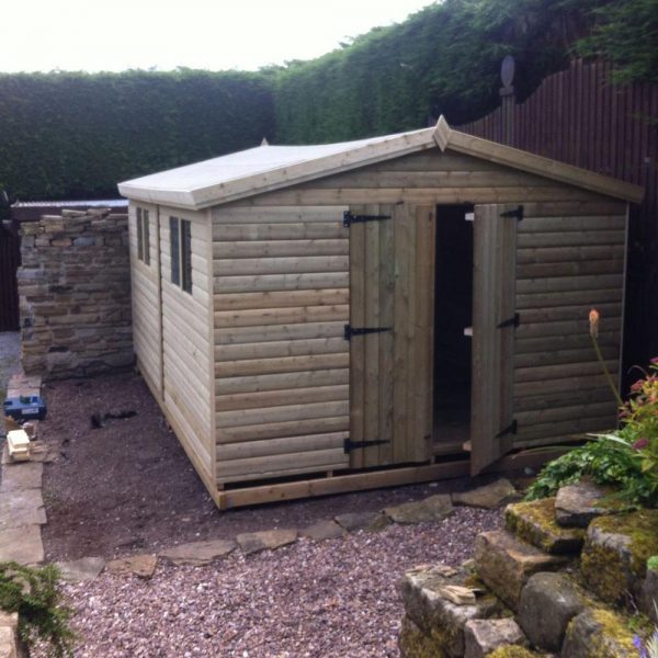16 x 10 Heavy Duty Shed Apex Roof