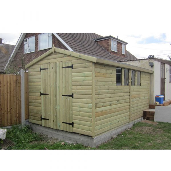 16 x 8 Heavy Duty Shed Apex Roof-0