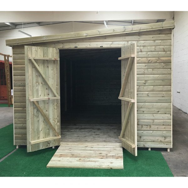 20 x 10 Heavy Duty Shed Pent Roof