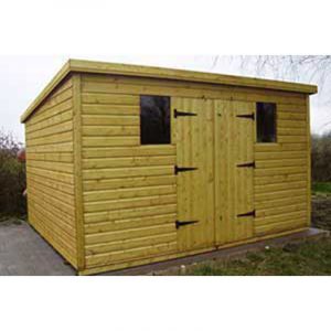 8 x 6 Heavy Duty Shed Pent Roof-0