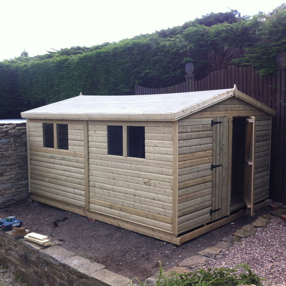 16 x 10 Heavy Duty Shed Apex Roof - Image 3