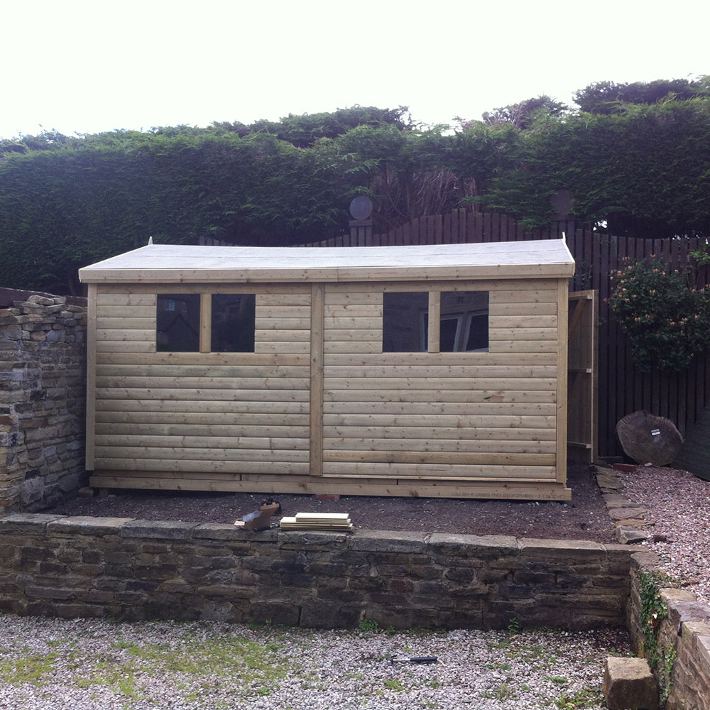 16 x 10 Heavy Duty Shed Apex Roof - Image 4