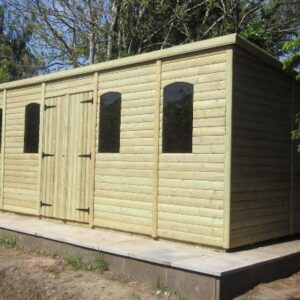 18 x 8 19mm Loglap Heavy Duty Shed Pent Roof
